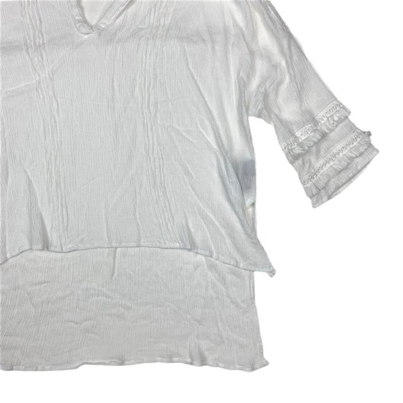 (Up To 50% Off SALE) Cliche Light Airy Boho Short Sleeve Top - Picture 3 of 3